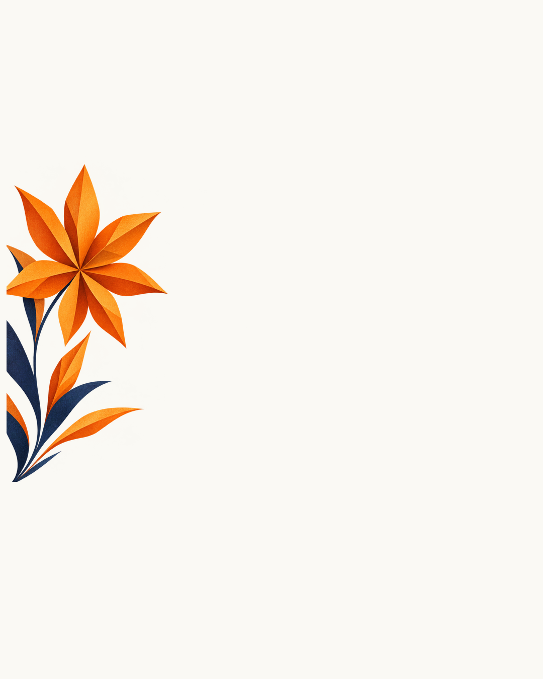 Orange botanical v1